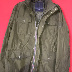 Tommy Hilfiger Men's Large Forest Green Jacket
